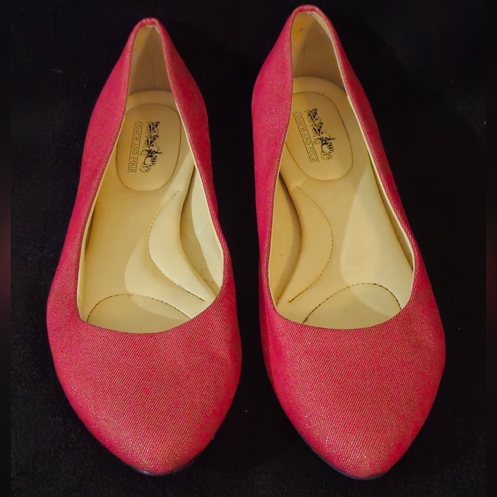 Coach and Four Pink Women's Flats Loafers